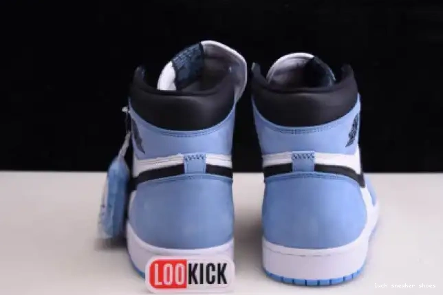 Reps LUCY 1 BLACK UNIVERSITY 555088-134 JORDAN WHITE BLUE HIGH RETRO AIR 0514